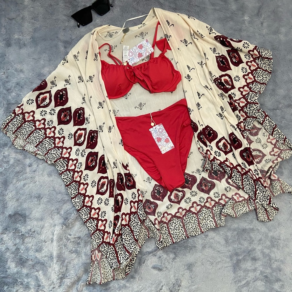 Boho Swimsuit Kimono | Coverup